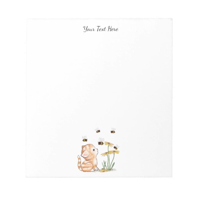 Cute Kitten Notepads (Front)
