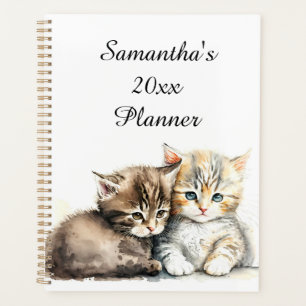 Cute Kitten Personalised Planner