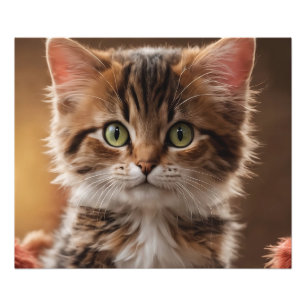 Cute Kitten Photo Print