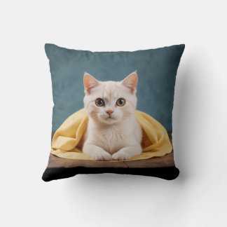 Cute kitten pillow cushion