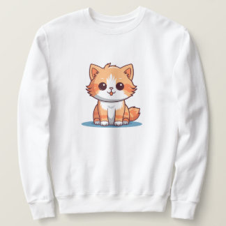 Cute Kitten T-Shirt – Adorable Cat Lover's Design Sweatshirt