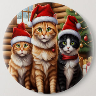 Cute Kittens 6 Cm Round Badge