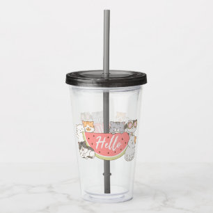 Cute Kittens  Acrylic Tumbler