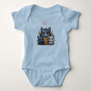 Cute Kittens Baby Bodysuit: Bodysuit