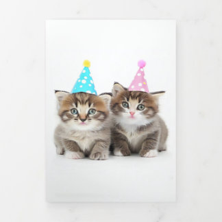 Cute Kittens Birthday Card 2