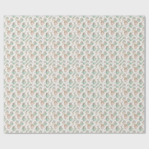 Cute Kittens in Teacups - Kids Cat Design Pattern Wrapping Paper