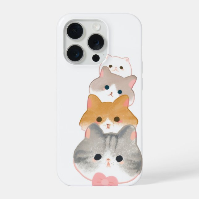 cute kittens iPhone case (Back)