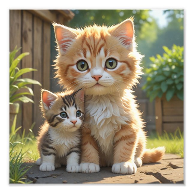Cute Kittens Posters (Front)