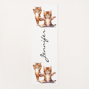 Cute Kittens Yoga Mat