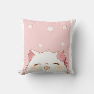 Cute Kittie Blanket Cushion
