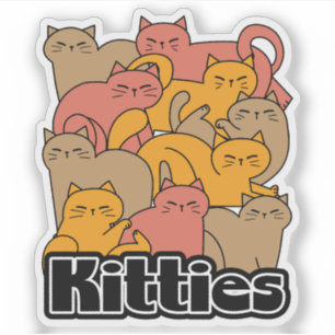 Cute Kitties Design - Adorable Cat Art