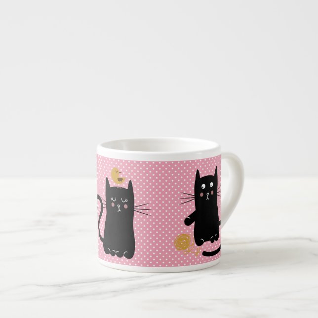 Cute Kitties Espresso Cup (Front Right)