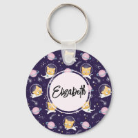 Cute Kitty Cat Astronauts Pattern