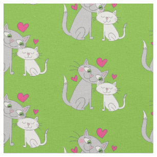 Cute Kitty Cat Baby Nursery Decor Fabric