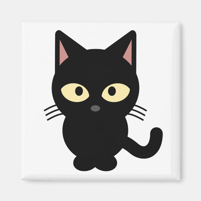 Cute Kitty Cat Magnet (Front)