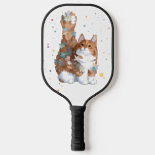 Cute Kitty Cat Pet Animal Pickleball Paddle