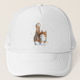 Cute Kitty Cat Pet Animal Trucker Hat