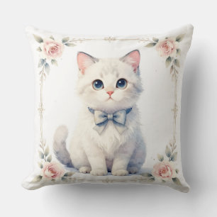 cute kitty cat pillow