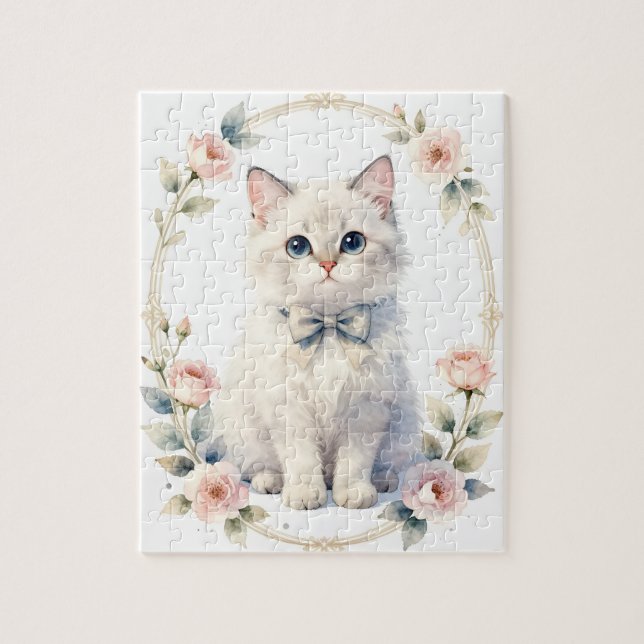 cute kitty cat puzzle (Vertical)