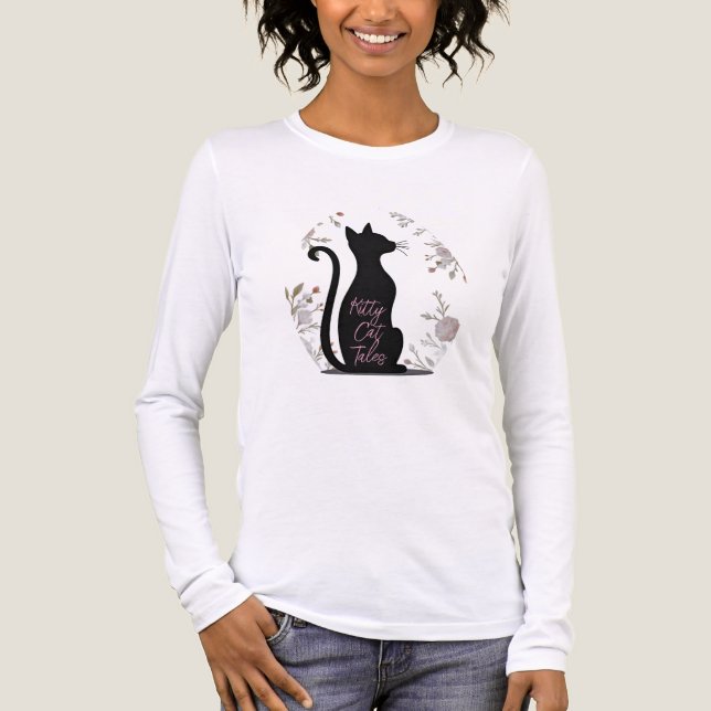 Cute Kitty Cat  Tri-Blend Shirt (Front)
