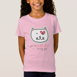 Cute Kitty Cat You're Purrfect Valentine's Day T-Shirt