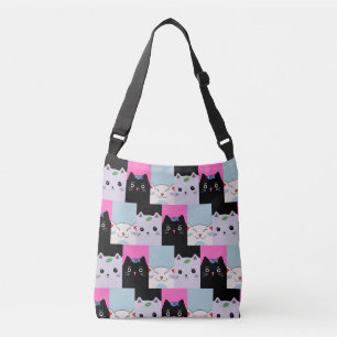 Cute Kitty Cats Crossbody Bag