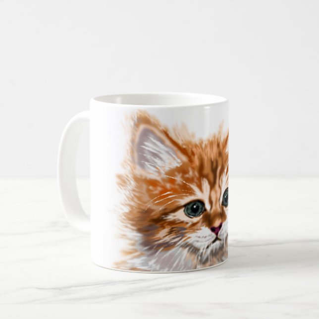 Cute Kitty - Coffee Mug (Front Left)