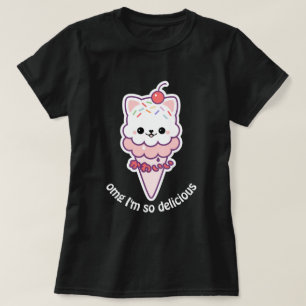 Cute Kitty Ice Cream T-Shirt