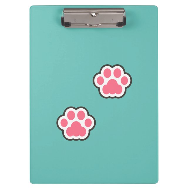 Cute Kitty Illustration Clipboard (Front)