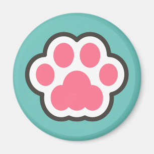 Cute Kitty Illustration Magnet