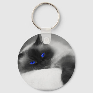 cute kitty key ring