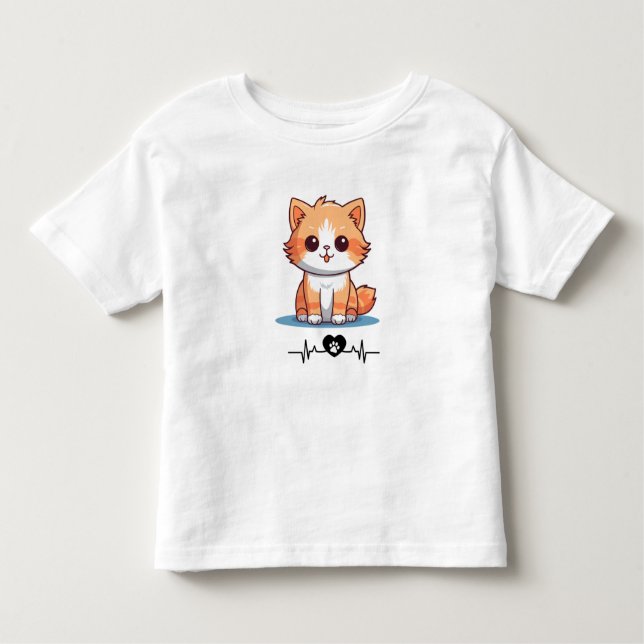 Cute Kitty Kids' T-Shirt (Front)