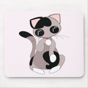 Cute Kitty Mouse Pad