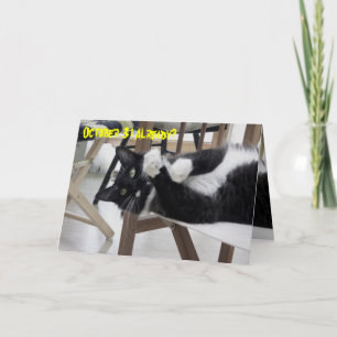 Cute Kitty (Not) Hallowe'en card