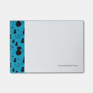 Cute kitty pattern post-it notes