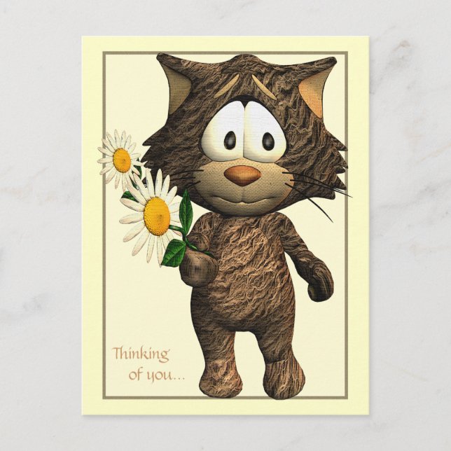 Cute Kitty Postcard (Front)