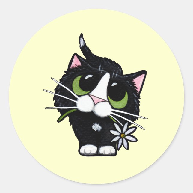 Cute Kitty Sticker (Front)