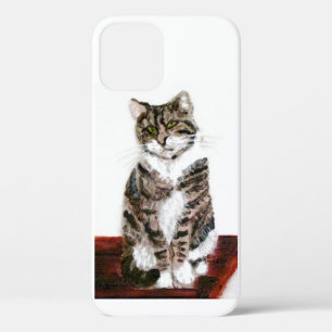 Cute Kitty Tabby Cat iPhone 12 Case