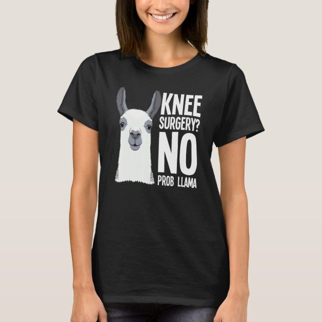 Cute Knee Surgery Recovery For Men Women Knee Reco T-Shirt (Front)