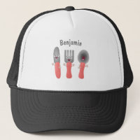 Cute knife fork and spoon cutlery cartoon