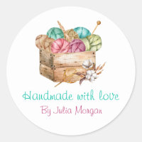 Cute Knit Homemade Label