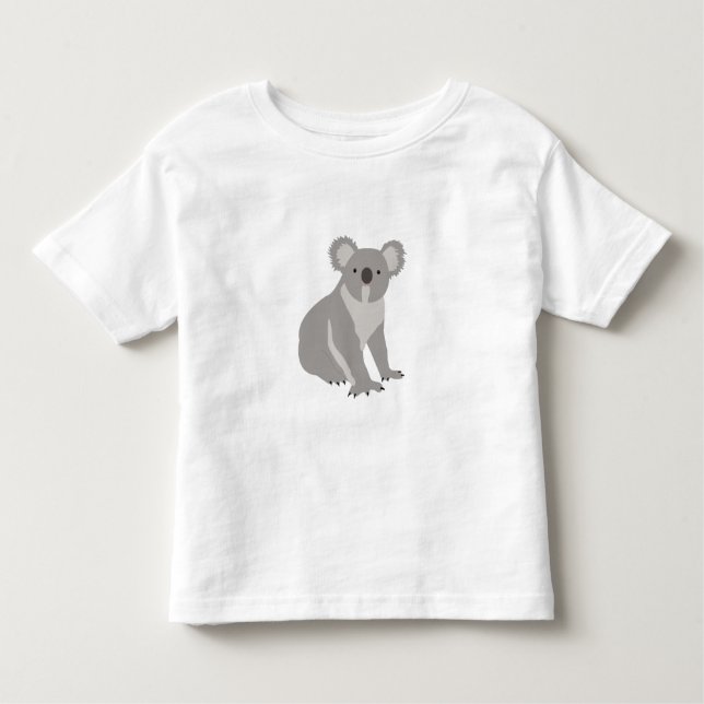 Cute Koala Australian Animal Toddler T-Shirt (Front)