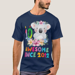 Cute koala bear 10 years birthday outfit for boys  T-Shirt