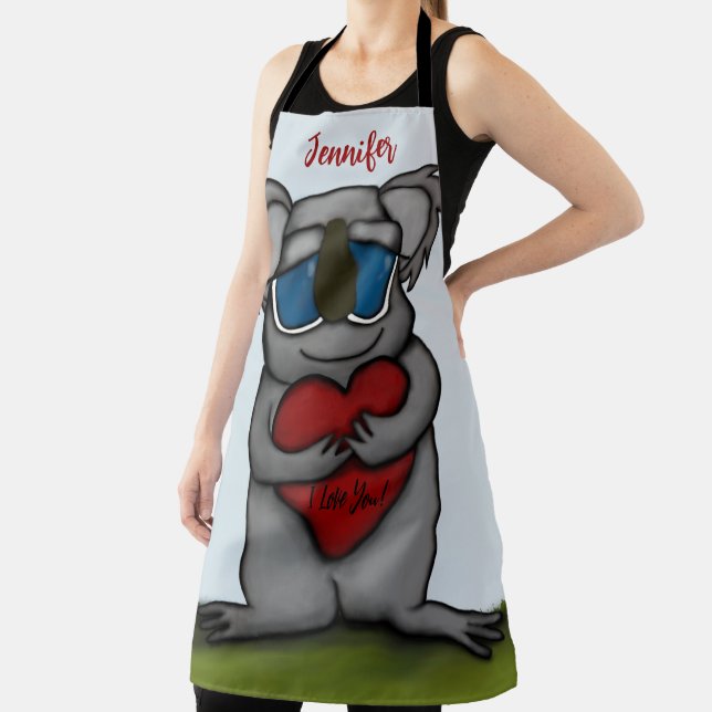 Cute Koala Bear Apron (Insitu)
