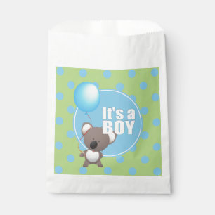 Cute Koala Bear Baby Boy Favour Bags