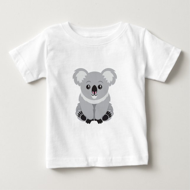 Cute Koala Bear Baby T-Shirt (Front)