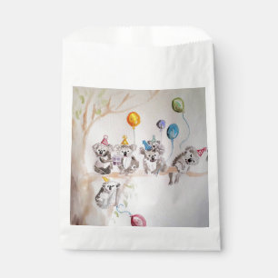 Cute Koala Bear Birthday Animal Party Favor Bags