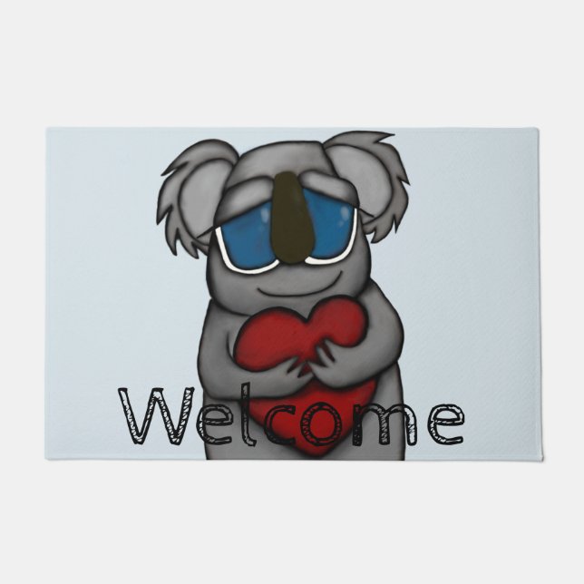 Cute Koala Bear Doormat (Front)