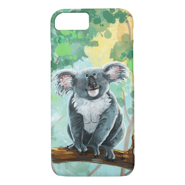 Cute Koala Bear Electronics Case-Mate iPhone Case (Back)