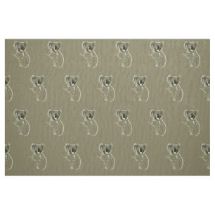 Cute Koala Bear Fabric